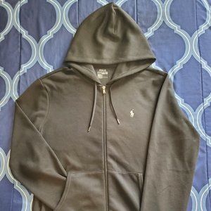 Polo Ralph Lauren, Large, Black Zip-Up Hoodie